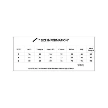 RUEWEY Women's 2 Piece Tracksuits Short Sleeve Crewneck Crop Tops High Waist Shorts Sets Yoga Outfits Y2k Streetwear (Blue, M)