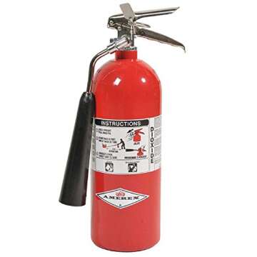 Amerex 322 - Premium 5lb Carbon Dioxide Class B and C Fire Extinguisher
