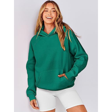 ANRABESS Women Oversized Fleece Hoodie Comfy Stylish 2024