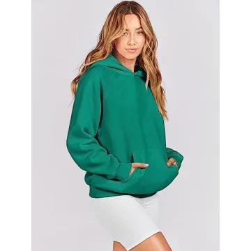 ANRABESS Women Oversized Fleece Hoodie Comfy Stylish 2024