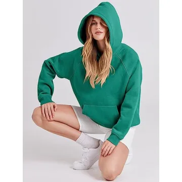 ANRABESS Women Oversized Fleece Hoodie Comfy Stylish 2024
