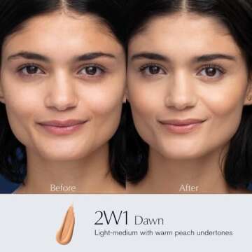 Estée Lauder Double Wear Stay-in-Place 24-Hour Long-Wear Matte Foundation Makeup, 1 Fl Oz, 2W1 Dawn