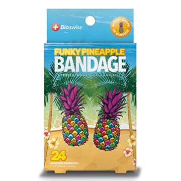 Funky Pineapple Bandages - Fun and Functional First Aid for Kids