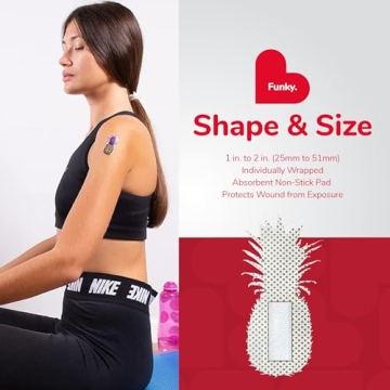 BioSwiss Funky Pineapple Bandages 24 Count for Kids