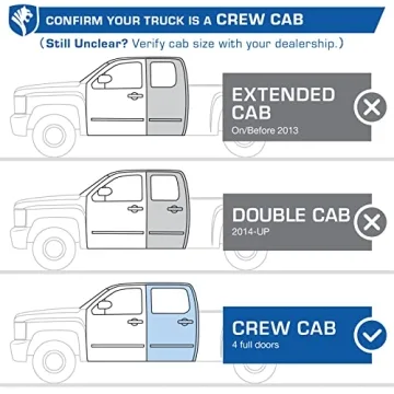 Tyger Auto 6.6" Blade Running Boards for Chevy & GMC