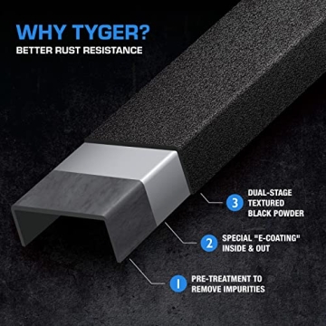 Tyger Auto 6.6" Blade Running Boards for Chevy & GMC