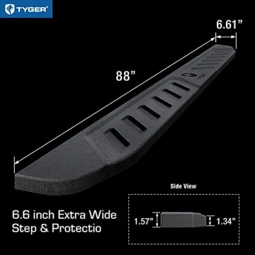 Tyger Auto 6.6" Blade Running Boards for Chevy & GMC