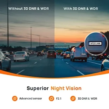 70mai Dash Cam M300 - QHD 1296P, WiFi, Night Vision