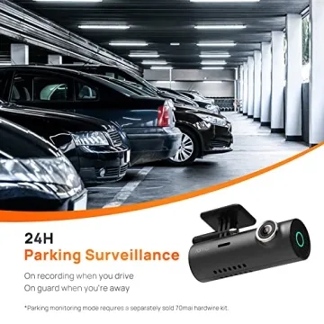 70mai Dash Cam M300 - QHD 1296P, WiFi, Night Vision