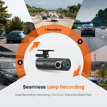 70mai Dash Cam M300 - QHD 1296P, WiFi, Night Vision