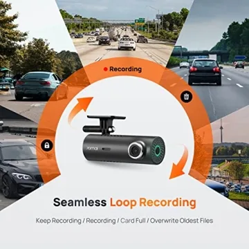 70mai Dash Cam M300 - QHD 1296P, WiFi, Night Vision