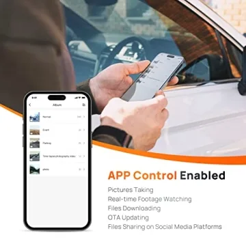 70mai Dash Cam M300 - QHD 1296P, WiFi, Night Vision