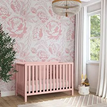 DaVinci Colby 4-in-1 Crib in Petal Pink - Safe & Stylish