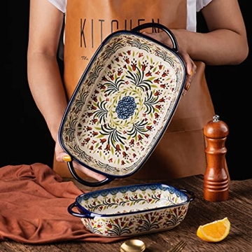 ONECCI Ceramic Baking Dishes Set - Stylish & Functional