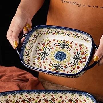 ONECCI Ceramic Baking Dishes Set - Stylish & Functional