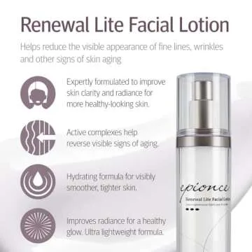 Epionce Renewal Lite Facial Lotion - Lightweight Hydrating, Anti-Aging Moisturizer for Combination t...