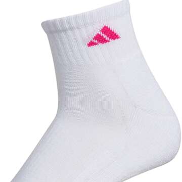 Adidas Women's Athletic Quarter Socks 6 Pack