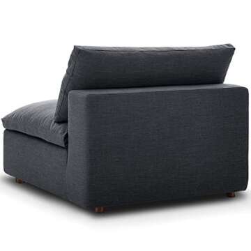 Versatile Modern Sectional Sofa | Commix Comfort in Gray