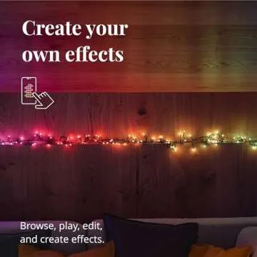 Twinkly Cluster 19.7ft RGB, Dense Strip of 400 LED Lights, in- and Outdoor Smart Multicolor LED Lights, Compatible Alexa and Google Home, Gaming Lights, IP44, App Mapping, Green Wire