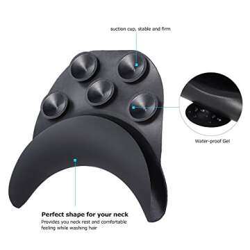 Salon Neck Rest Cushion, Shampoo Bowl Neck Pillow Hair Salon Washing Sink Basin Tool