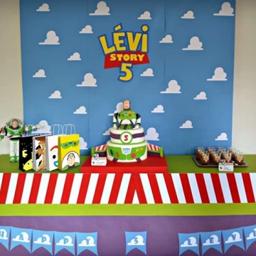 16 PCS Bright Toy Inspired Party Gift Bags for Kids