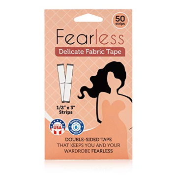 Fearless Double Sided Tape for Fabrics and Skin - 50 Count