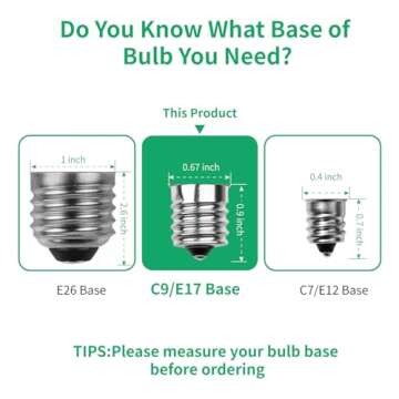 Meconard C9 LED Replacement Christmas Light Bulbs