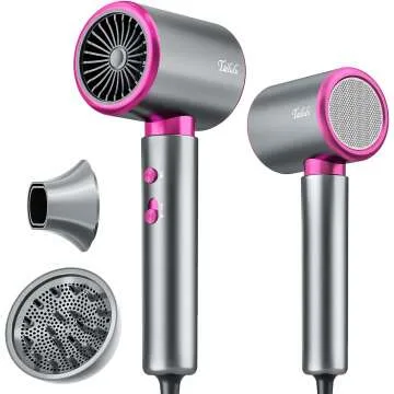 Tailulu Professional Ionic Hair Dryer - 1875W Low Noise Blow Dryer