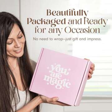 Unboxme Gifts For Women - Birthday Edition | Gift Box For Her | Thinking Of You Gift Basket with Mug, Scented Candle, Bath Bombs, Soap + More | Unique Gift Ideas