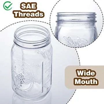 Durable Wooden Mason Jar Lids for Sustainable Kitchen