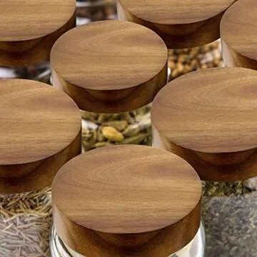 Durable Wooden Mason Jar Lids for Sustainable Kitchen
