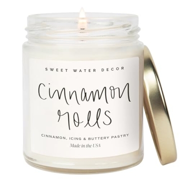 Cinnamon Roll Candle - Fall Scented Soy Candle