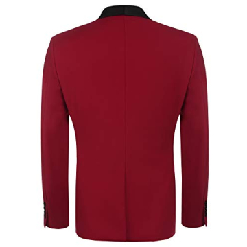 COOFANDY Men's Tuxedo Jacket for Weddings and Formal Events
