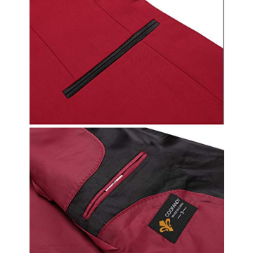 COOFANDY Men's Tuxedo Jacket for Weddings and Formal Events
