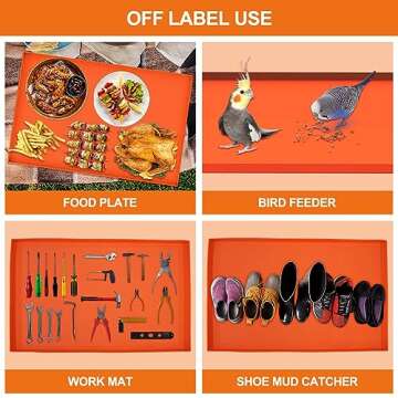 28'' Griddle Silicone Protective Mat Cover for Blackstone 28 Inch Gas Griddle, Heavy Duty Food-grade Griddle Mats Cover Grill Protective Covers(Not fit 28XL/Pro Series)