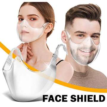 Shuang Qing Clear Face Mask for Communication and Comfort