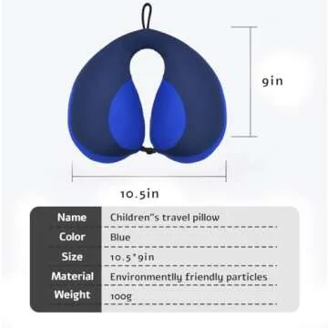 MOOB Kids Travel Pillow for Head and Neck Support