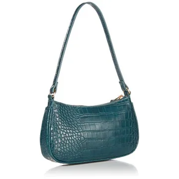 The Drop Women's Small Shoulder Bag - Elegant Teal Green
