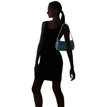 The Drop Women's Small Shoulder Bag - Elegant Teal Green