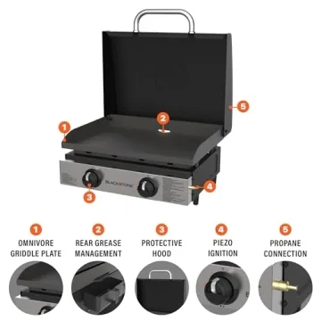 Blackstone 22 Inch Tabletop Griddle for Outdoor Cooking