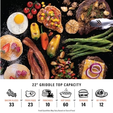 Blackstone 22 Inch Tabletop Griddle for Outdoor Cooking