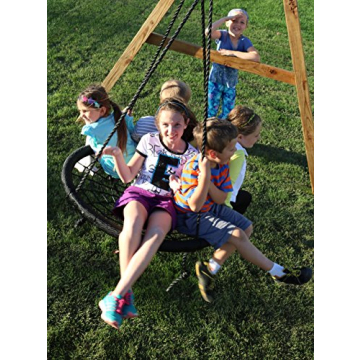 Web Riderz Outdoor Swing N' Spin for All Ages - Safe & Fun