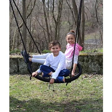 Web Riderz Outdoor Swing N' Spin for All Ages - Safe & Fun
