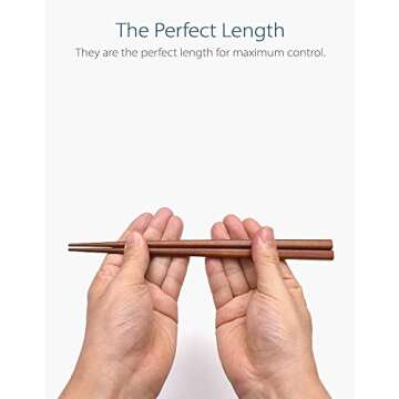 Durable Reusable Japanese Chopsticks Set for Unique Dining