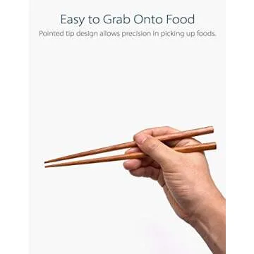 Durable Reusable Japanese Chopsticks Set for Unique Dining