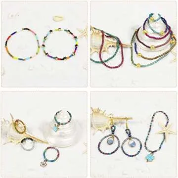 ORNSHIZI Size 2mm Seed Beads About 16800pcs 28 Colors in Grid Storage Box 12/0 Small Seed Beads for Bracelet Jewelry Making