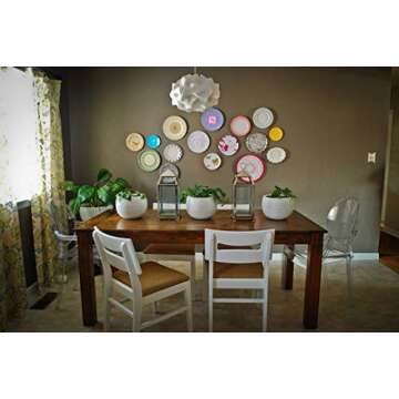 Flatirons Disc Adhesive Plate Hangers, 2 Inch, 8 Pack