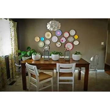 Flatirons Disc Adhesive Plate Hangers, 2 Inch, 8 Pack