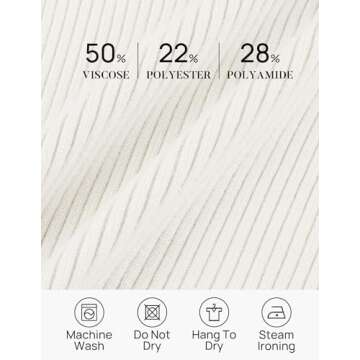 ZESICA Women's Short Sleeve V Neck T Shirts 2024 Summer Ribbed Knit Slim Fitted Basic Solid Color Tee Tops,White,Medium