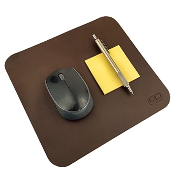 Leather Worx Ergonomic Mouse Pad - Full Grain Leather Comfort